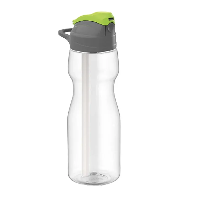 Water Bottle with Straw, Bottle with Leakproof Lid, 24.7 oz, 1 Pc