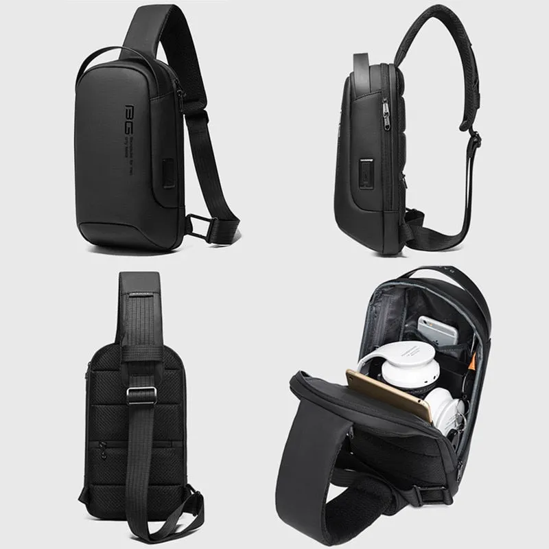 Waterproof Multi-Function Crossbody Bag - Stylish Chest Pack for Men