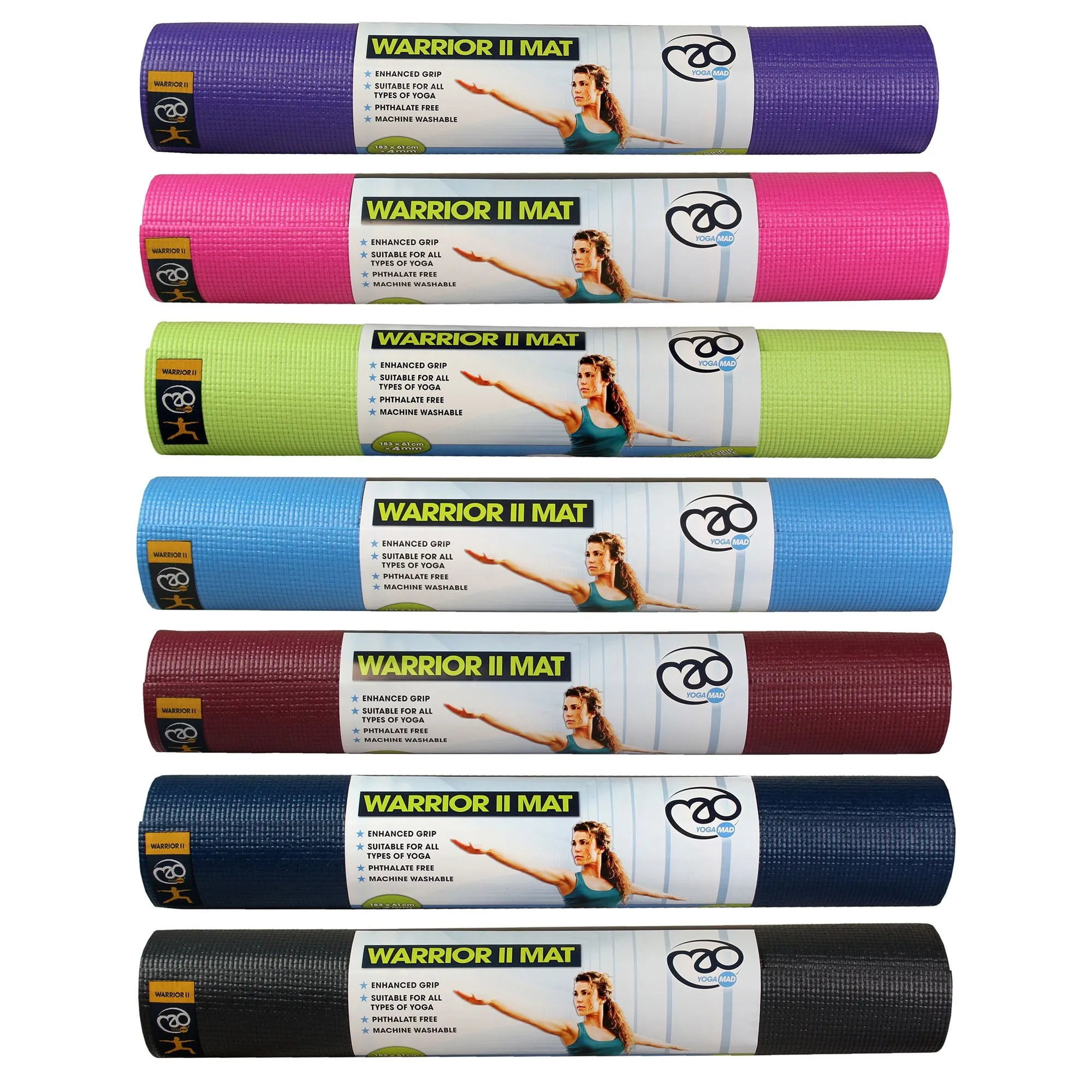 Yoga Mad Warrior II 4mm Yoga Mat