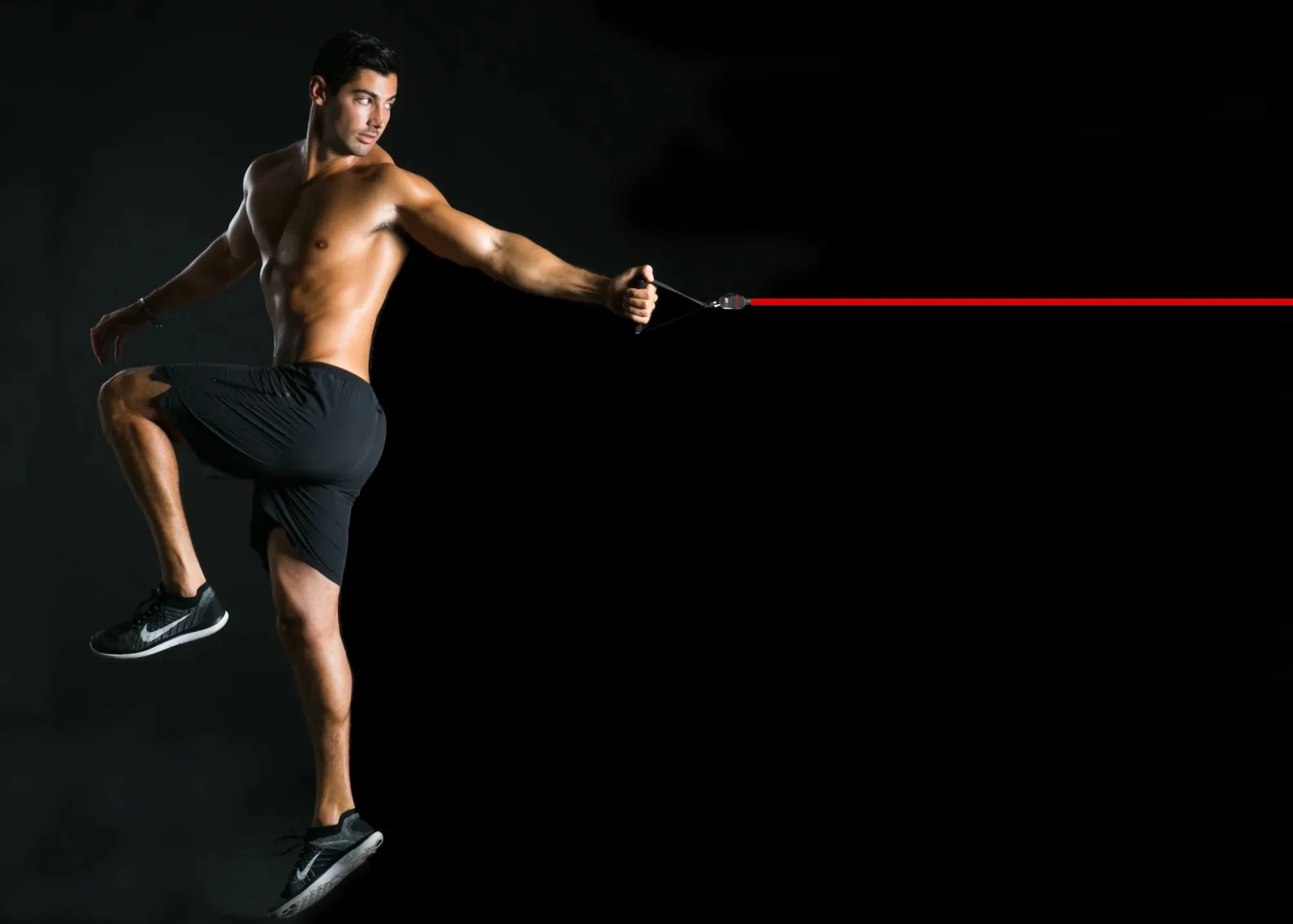 Your Ultimate Fitness Partner: 5 - Level Pull Resistance Bands with Handles!